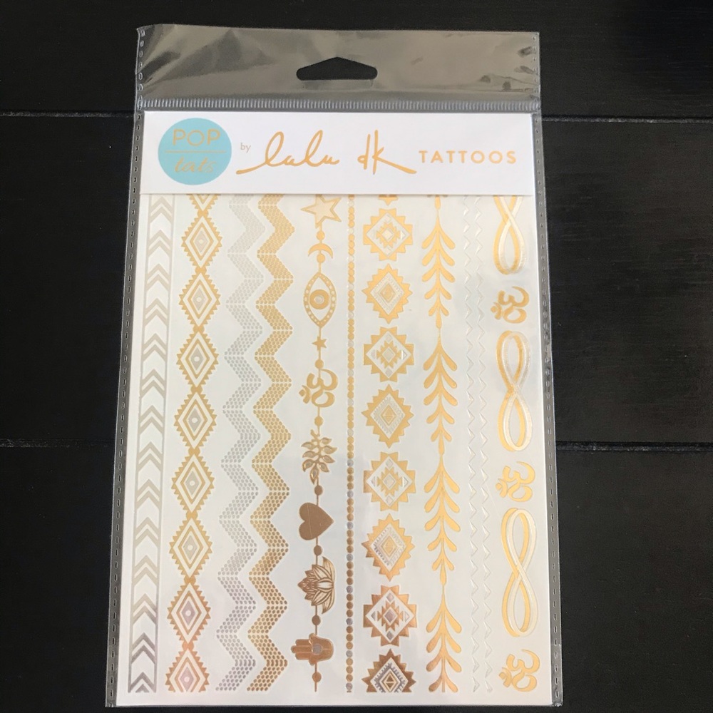 POP-Tats by LuluDK Metallic Jewelry Flash Tattoos